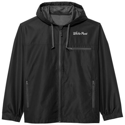 Rain Jacket Full Zip Black